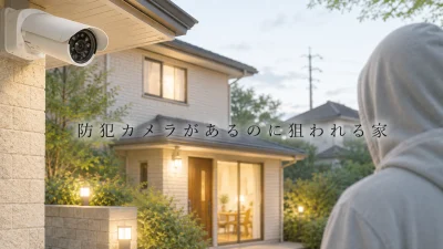 防犯カメラがあるのに狙われる家