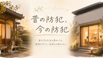 昔の防犯、今の防犯